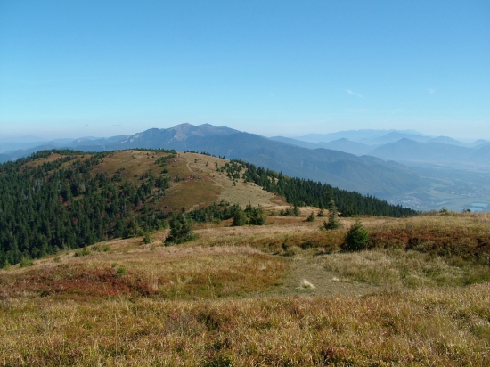 Pohľad z Minčola 1344 m n.m.v. Lúčanská Malá Fatra