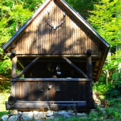 Poľovnícky zrub Struhárov  Belianska dolina Veľká Fatra