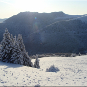 Čierny Kameň a záver Ľubochnianskej doliny   Veľká Fatra