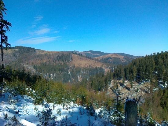 Levočské pohorie v zime