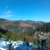 Levočské pohorie v zime
