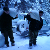 poobedné prikrmovanie