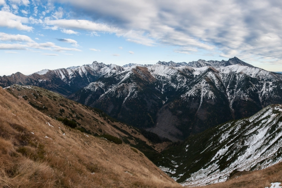 Pohľad na Vysoké Tatry