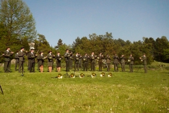 VI. jarné vytrubovanie .. Trubači LDF Mendlovy univerzity v Brně