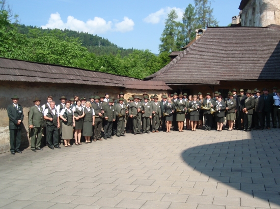 Trubači na Oravskom zámku