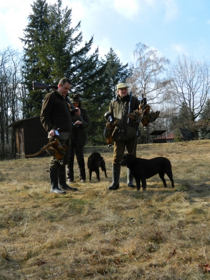 rakúsky strelci z úlovkami