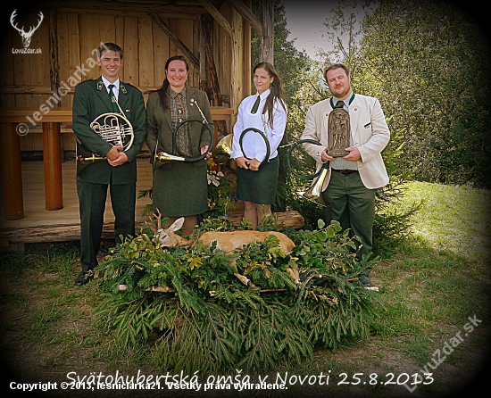 Svätohubertska omša v Novoti