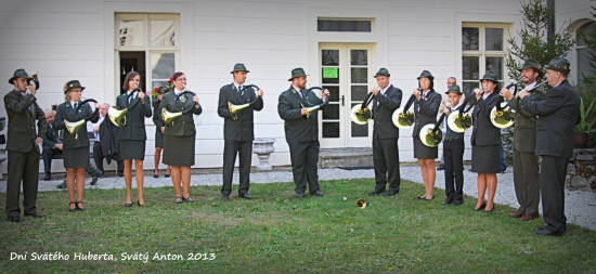 Trubači KT SR a OMS Přerov vo Sv. Antone