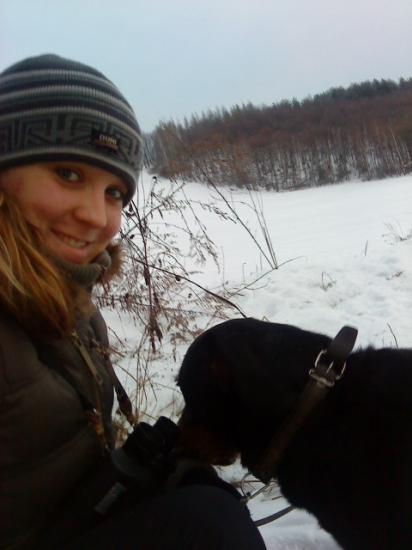 na prechadzke :)