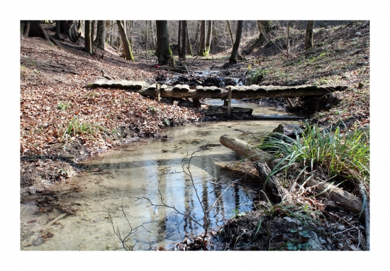 Lávka ponad  bystrinu