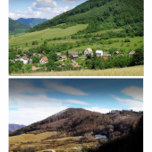 Dedinka medzi kopcami