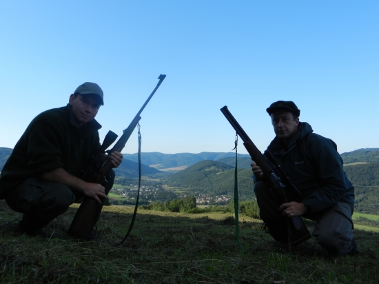 S kamarátom na rannej postriežke