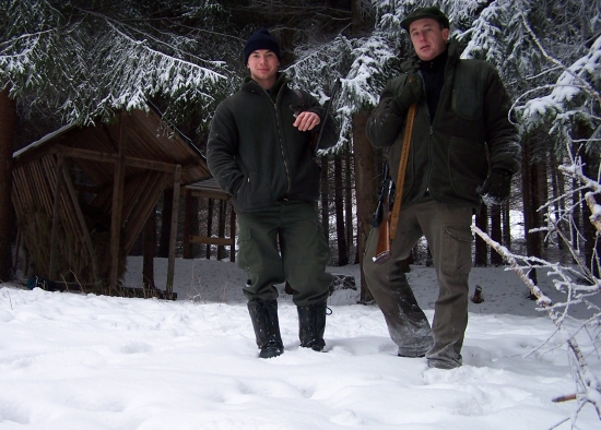 na polovačke s Rasťom