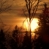 Včerajší západ slnka