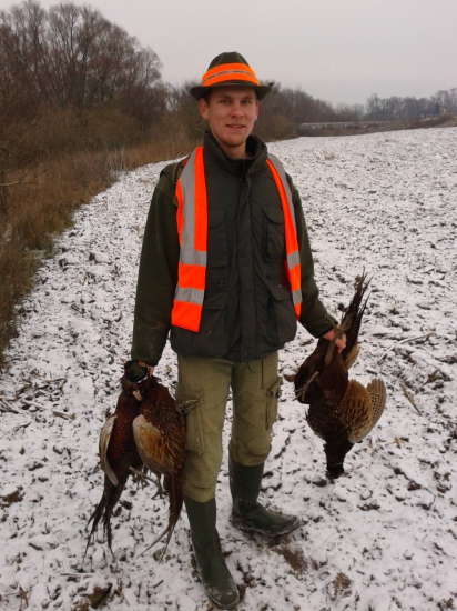 úspešná spoločná poľovačka na bažanty.