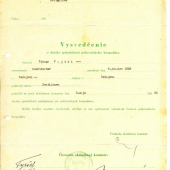 51 ročné vysvedčenie