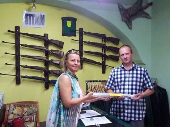 Polovnictvo Terem, odovzdávanie ceny za 1.miesto v súťaži