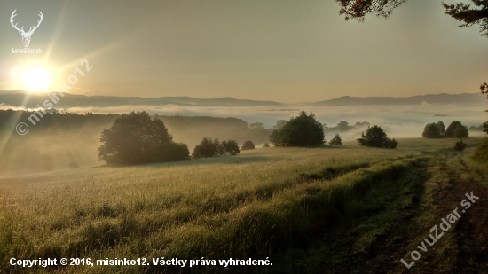 Východ slnka...