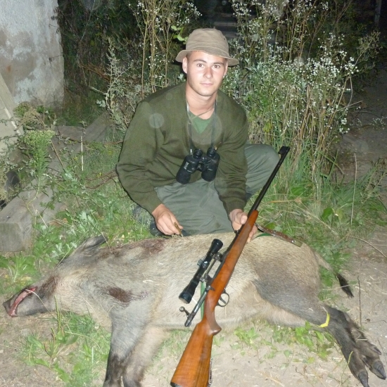 Môj prvý diviak - lanštiak!