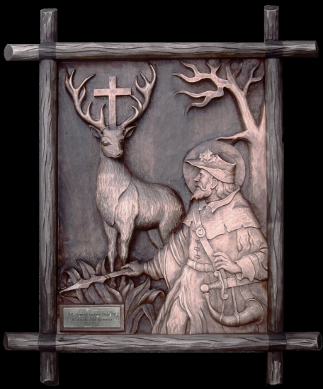 Řezba na objednávku pro kardinála Dominika Duku (celkový pohled)