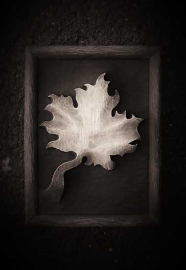 Javorový list (reliéf z lipového dřeva, dokončení práce)