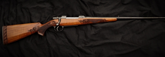 Kulovnice CZ 550 řezba