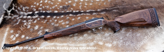 BLASER R93 úprava dřeva s řezbou