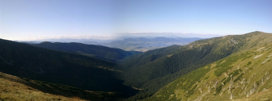 LIPTOVSKA MARA z hrebeňa NT