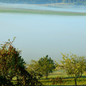 ranné hmly na Spiši