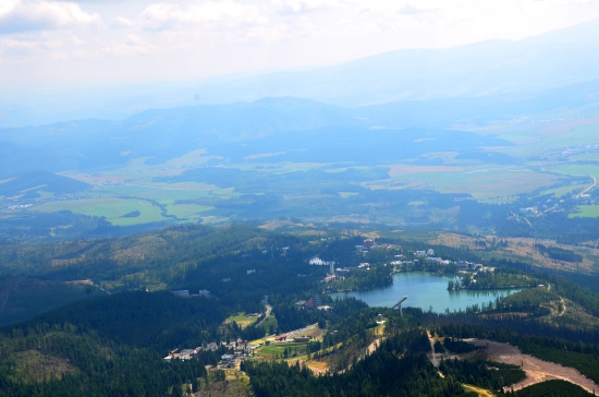 Štrbské pleso pohľad zo Soliska