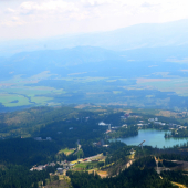 Štrbské pleso pohľad zo Soliska