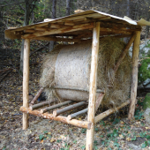 zásobník pre balík sena