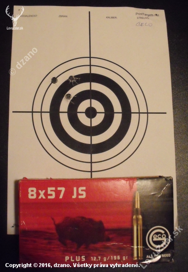 8x57IS / Geco plus / 12.7g / CZ 550