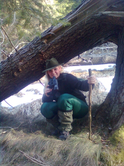 či v zime či v lete najlepšie je v lese :)