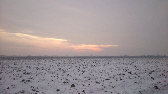 Zasnežený ostrov