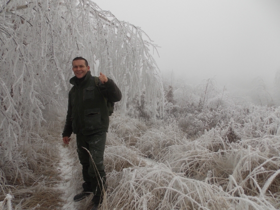 medzi zamrznutou prírodou