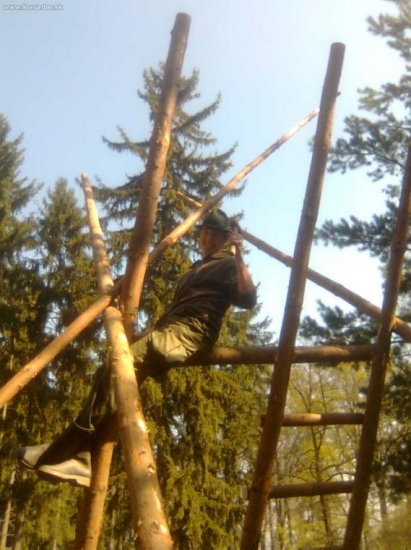 Takhle probíhá školní praxe z myslivosti :-)