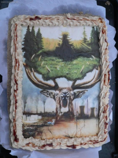 Narozeninoví dort pro myslivce