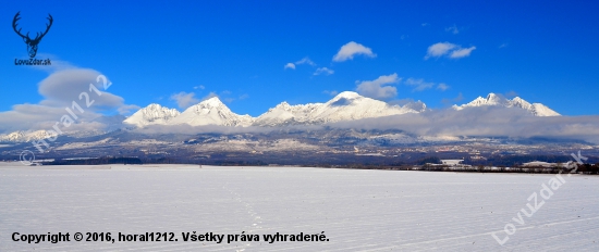 ...slnečná tatranská panoráma....