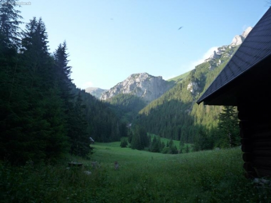 pohlad od chaty žlebina
