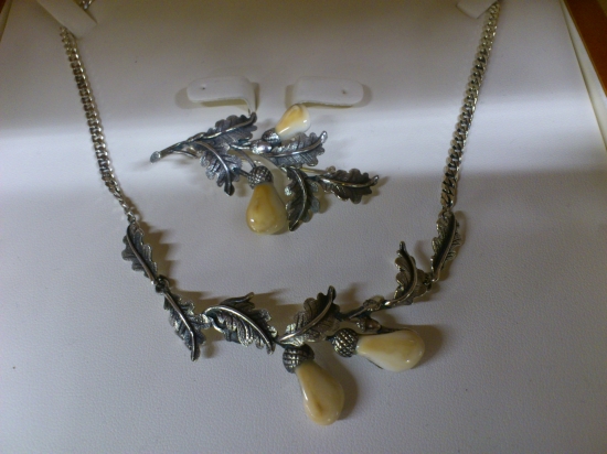 strieborné šperky s grandlami ....