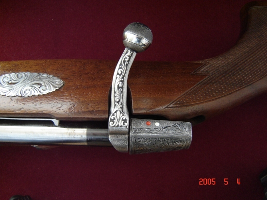 gravírovaný uzáver na pušku Cz 550