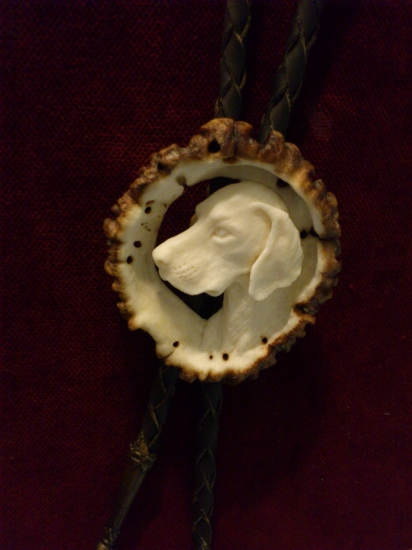 polovnícka kravata ...pes,(nemcký stavač)