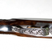 gravirovanie na ,,Sauer,, troják,,,a medajlon s monogramom....