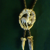 polovnícka kravata (Bolo) srnec...