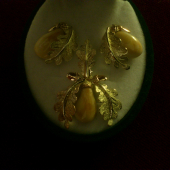 zlaté naušnice a príves s grandlami ........