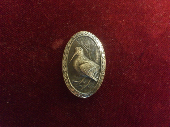 Strieborny medajlon do pazby ,,Sluka,,