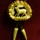 polovnícka kravata (Bolo) Jelen