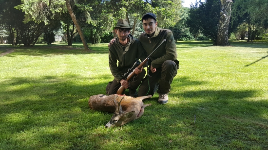 Polovačka na srnca v Maďarsku so skvelou partiou