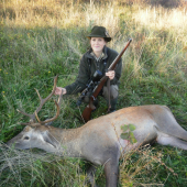 Petra a jej prvý jeleň